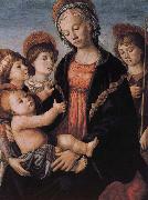 Sandro Botticelli Our Lady of Angels with the two sub china oil painting artist